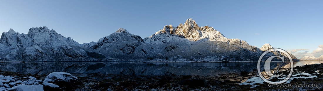 Panorama fra Ånnfjorden.